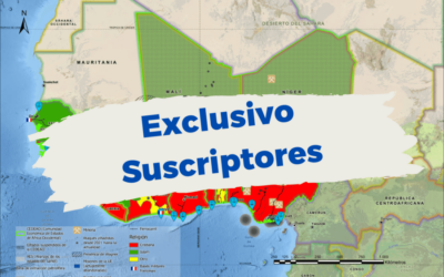 Mapa de la geopolítica del Sahel