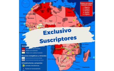 MAPA DE LA INFLUENCIA DE CHINA EN ÁFRICA