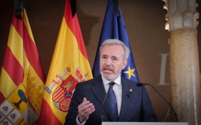 JORGE AZCÓN, PRESIDENTE DEL GOBIERNO DE ARAGÓN: “EL HUB DE DEFENSA DE ARAGÓN SERVIRÁ A LA SEGURIDAD EUROPEA.”