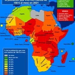 MAPA DE LA POBREZA EN ÁFRICA