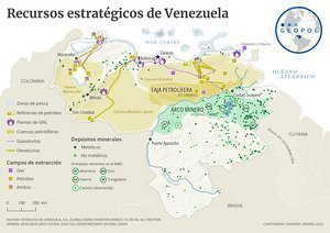 MAPA DE LOS RECURSOS ESTRATÉGICOS DE VENEZUELA