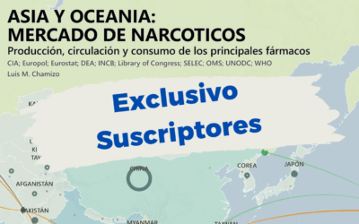 El mapa de los narcóticos en Asia-Oceanía