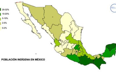 MAPA DE LA POBLACIÓN INDÍGENA EN MÉXICO